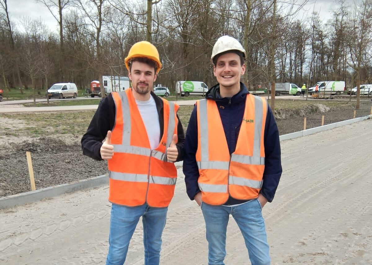 Martijn heeft een werkbezoek