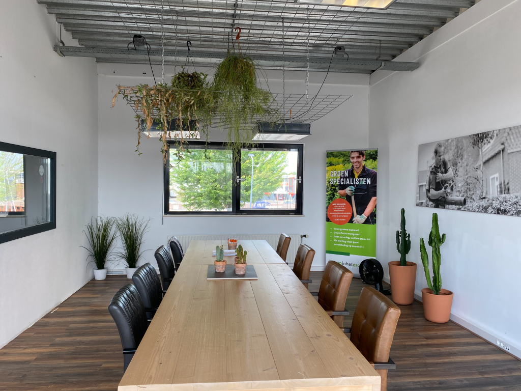 Banen in het groen Huizen