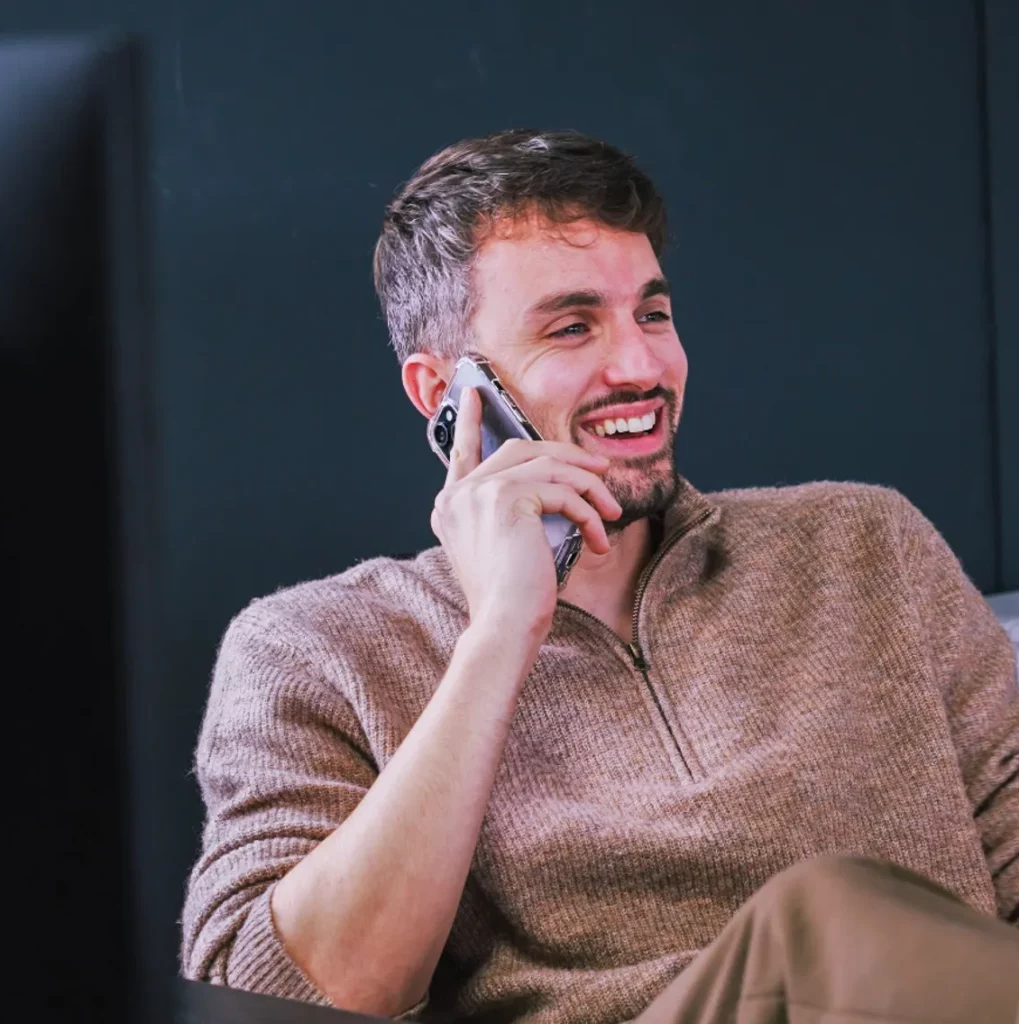 Vestigingsmanager Martijn aan het werk in Huizen