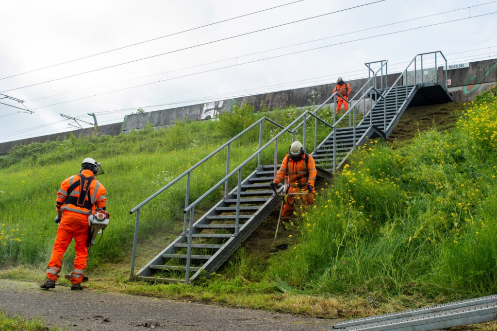 Bosmaaien langs het spoor - vacature bosmaaier