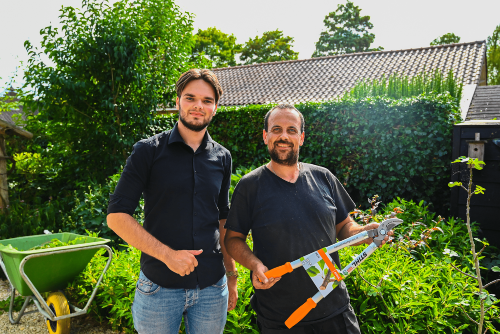 Werken via een uitzendbureau in het groen