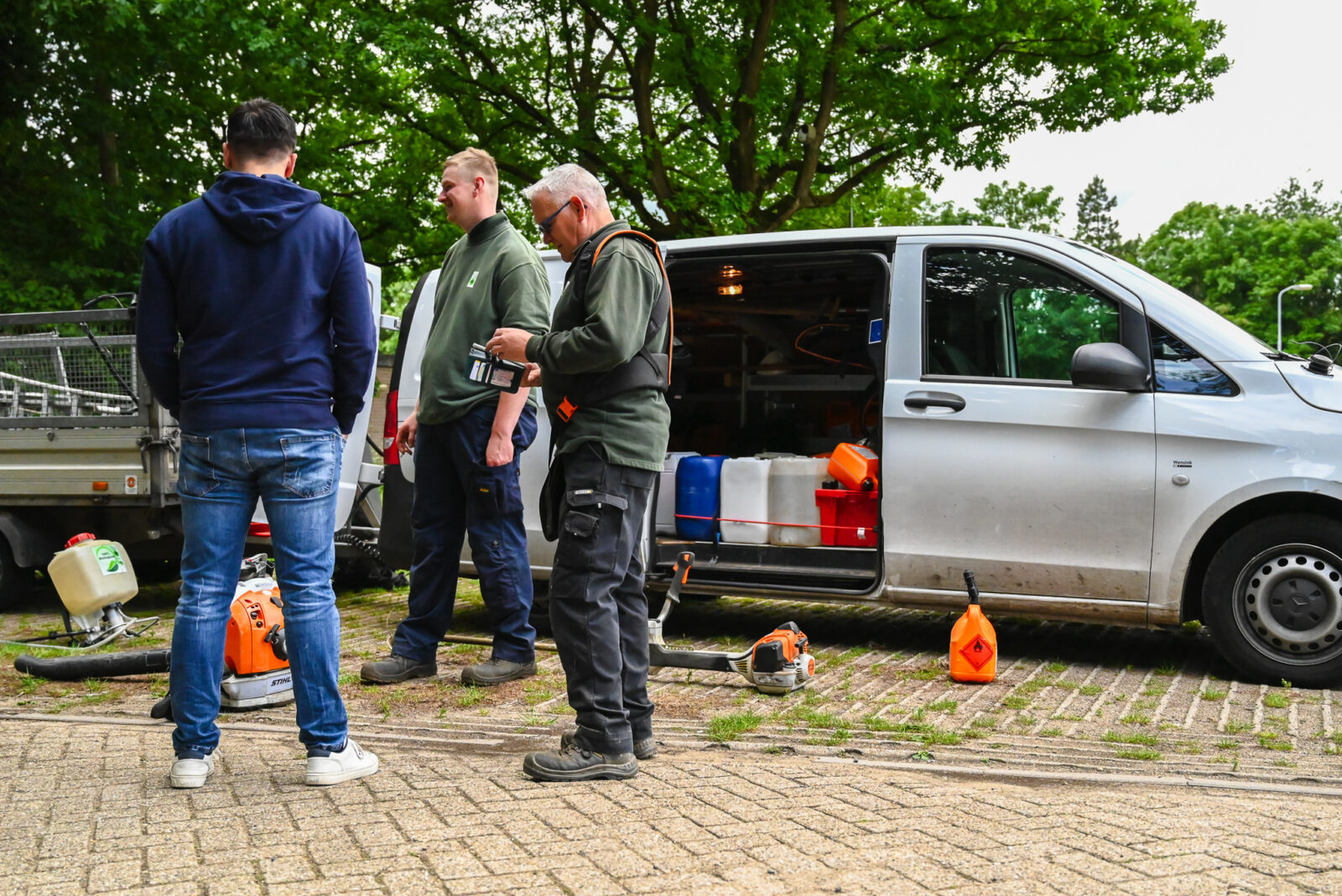 Werkbezoek baneninhetgroen