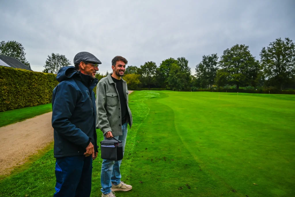 Intercedent Martijn en Greenkeeper Peter
