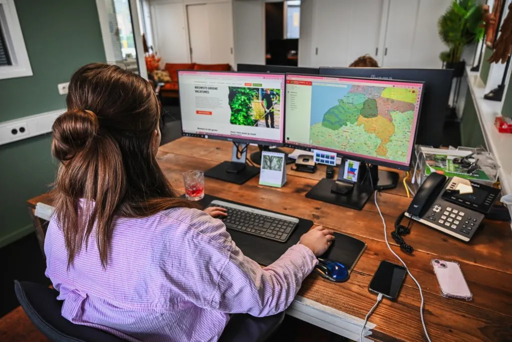 Recruiter aan het werk