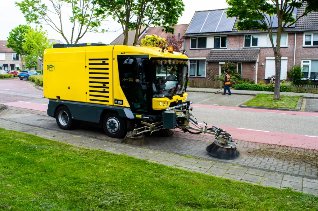 borstelwagen machinist