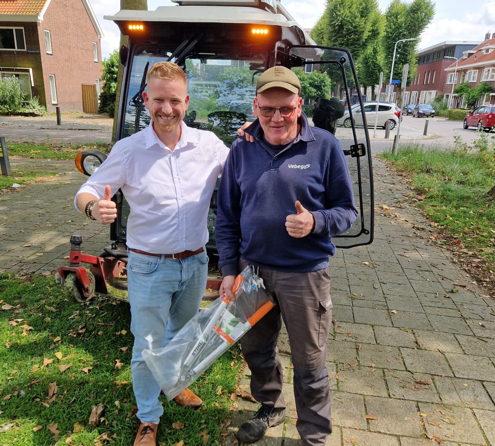 Recruiter Pieter op werkbezoek