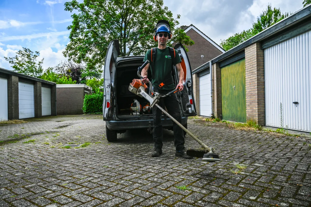 Werken als bosmaaier